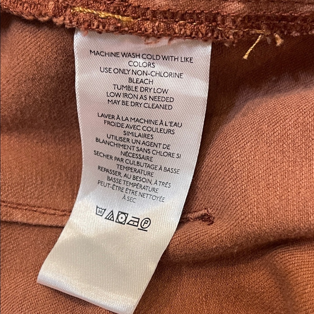 🍂 We The Free High-Rise Flare Jeans - Boho Chic in Terracotta! 70s Vibe - Picture 9 of 11